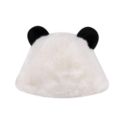 Cute Furry Bear Ear Beanie Hats for Winter