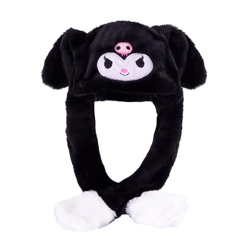 Kawaii Moving Devil Bunny Ear Plush Hat