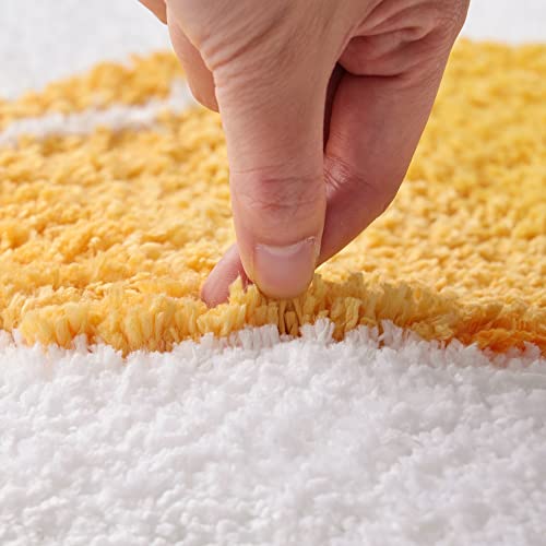 Kawaii Egg Shaped Non-Slip Plush Bath Mat