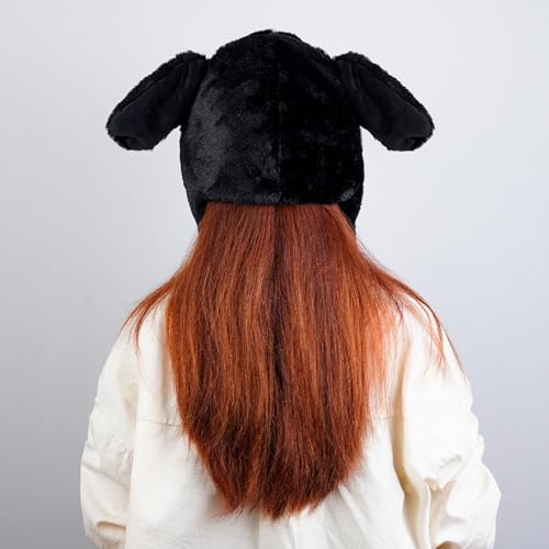 Kawaii Moving Devil Bunny Ear Plush Hat