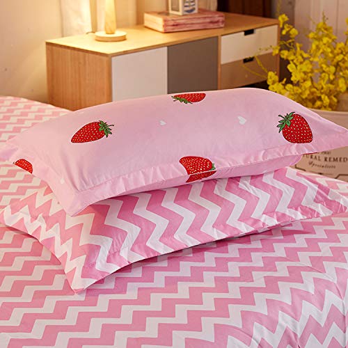 Kawaii Strawberry Comforter Set for Dreamy Rooms