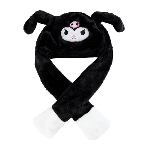 Kawaii Moving Devil Bunny Ear Plush Hat