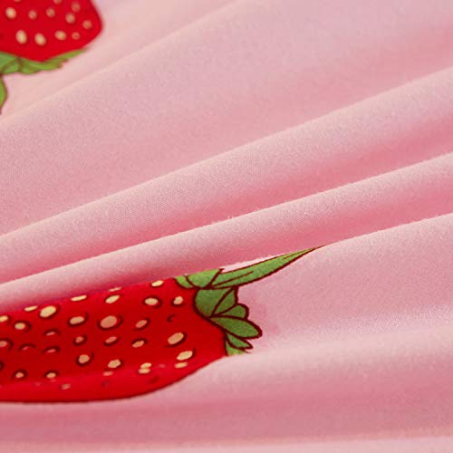 Kawaii Strawberry Comforter Set for Dreamy Rooms