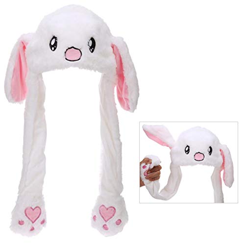 Kawaii Jumping Rabbit Plush Hat for Cosplay