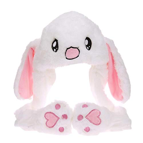 Kawaii Jumping Rabbit Plush Hat for Cosplay