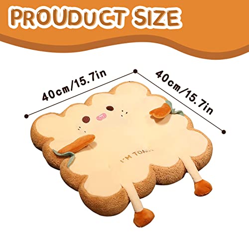 Cute Kawaii Toast Bread Plush Pillow Toy