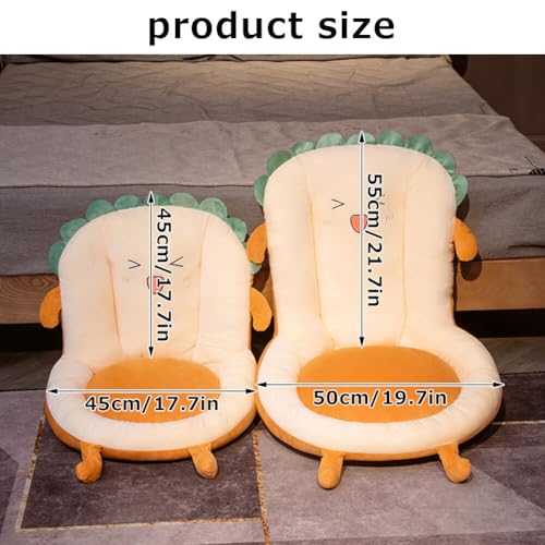 Kawaii Toast Plush Chair Cushion with Backrest