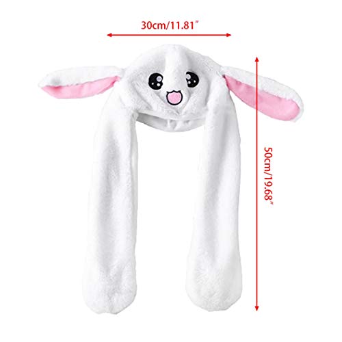 Kawaii Jumping Rabbit Plush Hat for Cosplay