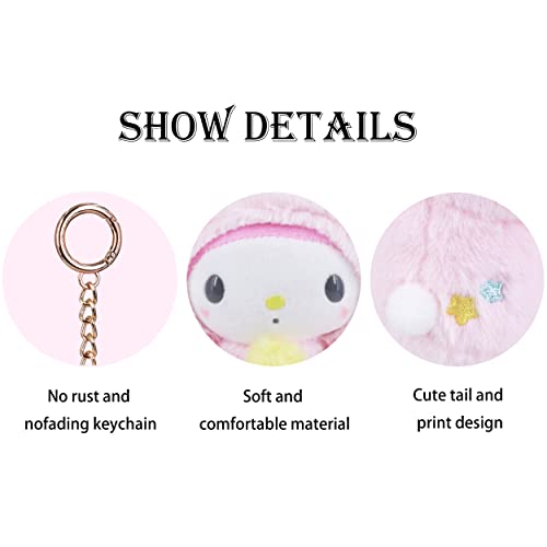 My Melody Kawaii Plush Keychain Pendant 5.11