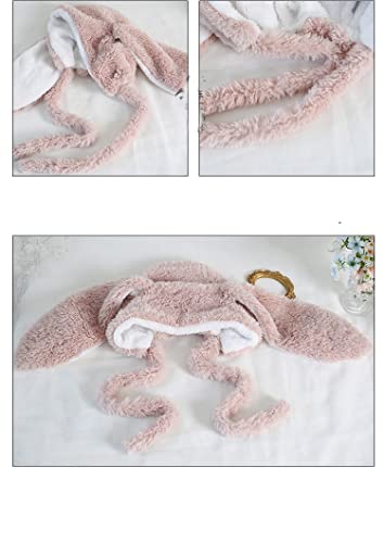White Kawaii Bunny Ear Fluffy Hat
