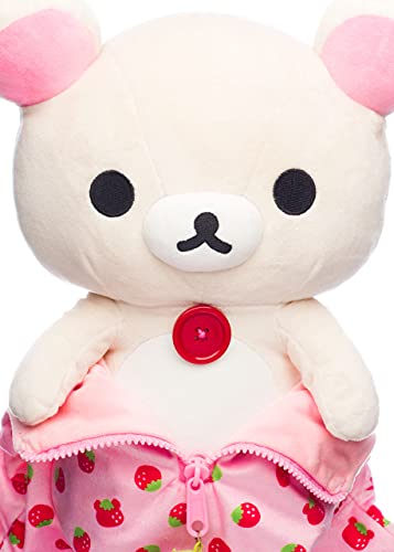 Korilakkuma Strawberry Sleeping Bag Plush Toy