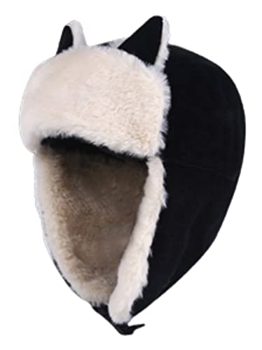 Cute Cat Ear Winter Aviator Plush Hat