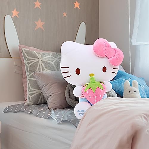 Strawberry Kawaii Kitty Plush Doll Toy