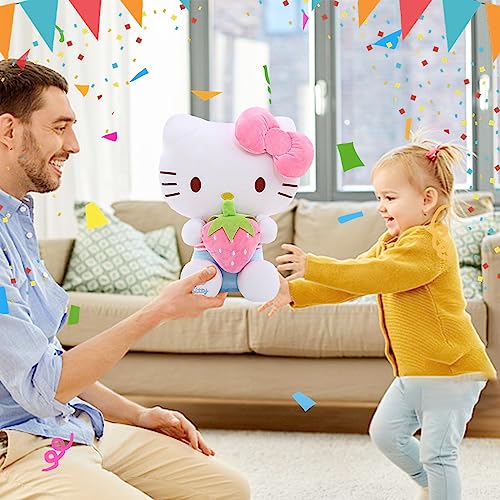 Strawberry Kawaii Kitty Plush Doll Toy