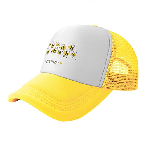 Kawaii Yellow Honey Bee Baseball Cap for All