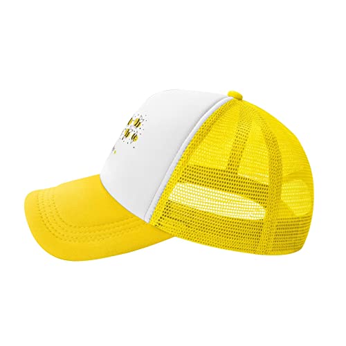 Kawaii Yellow Honey Bee Baseball Cap for All