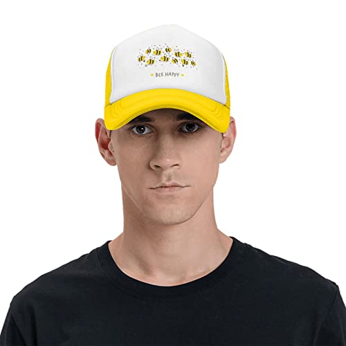 Kawaii Yellow Honey Bee Baseball Cap for All