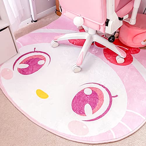 Kawaii Kitty Cat Ears Bow Plush Rug
