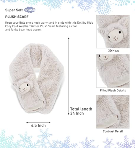 DolliBu Kawaii Sheep Plush Scarf for All Ages