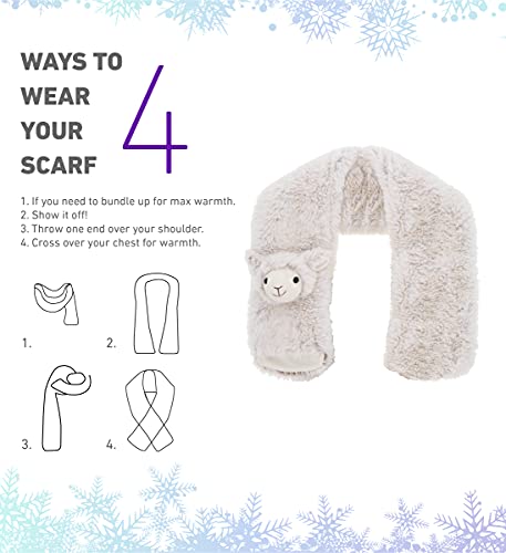 DolliBu Kawaii Sheep Plush Scarf for All Ages