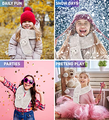 DolliBu Kawaii Sheep Plush Scarf for All Ages