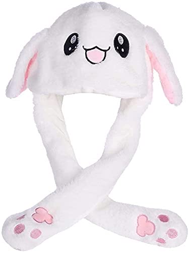 Kawaii Plush Bunny Hat with Paws for All