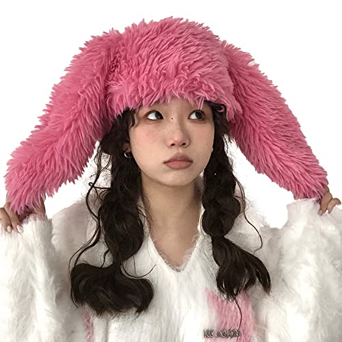 Kawaii Fluffy Bunny Ears Hat for Dress Up