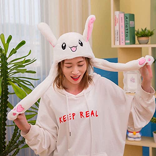 Kawaii Plush Bunny Hat with Paws for All