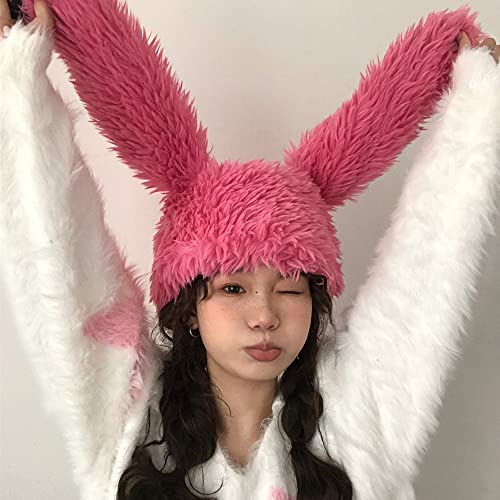 Kawaii Fluffy Bunny Ears Hat for Dress Up