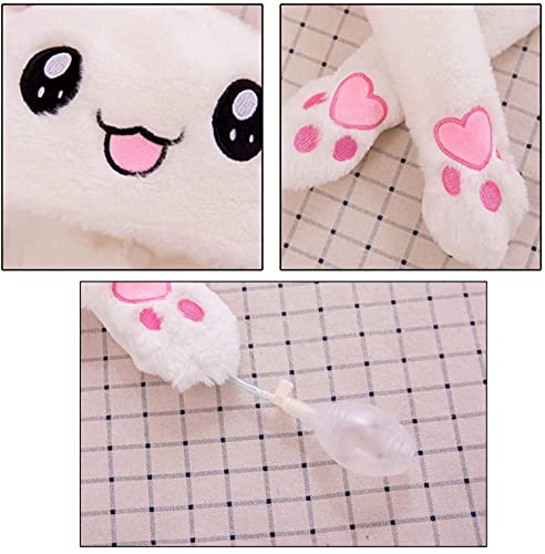 Kawaii Plush Bunny Hat with Paws for All