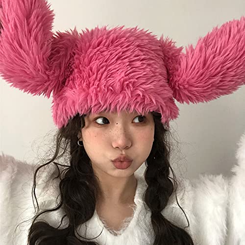 Kawaii Fluffy Bunny Ears Hat for Dress Up
