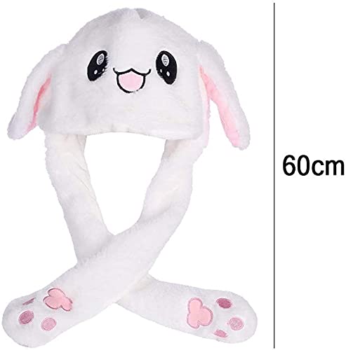Kawaii Plush Bunny Hat with Paws for All