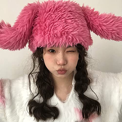 Kawaii Fluffy Bunny Ears Hat for Dress Up