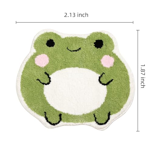 Kawaii Frog Plush Bath Mat - Cute & Non-Slip