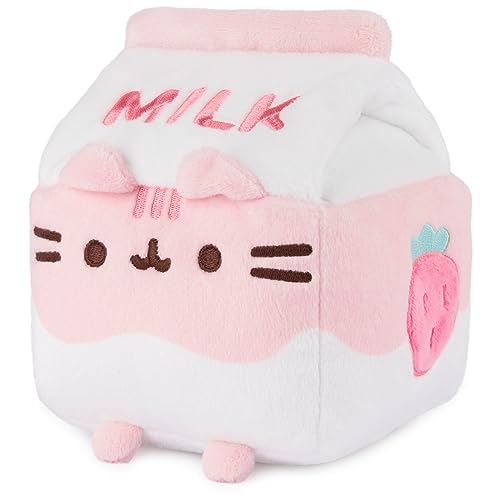 Pusheen Strawberry Milk Plush Cat Toy