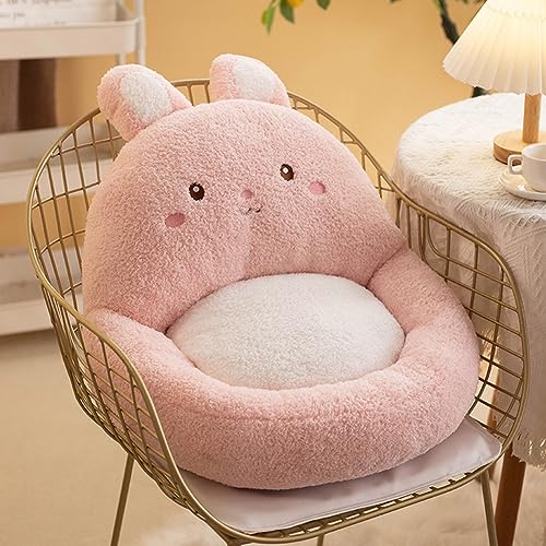 Kawaii Rabbit Plush Chair Cushion for Comfort
