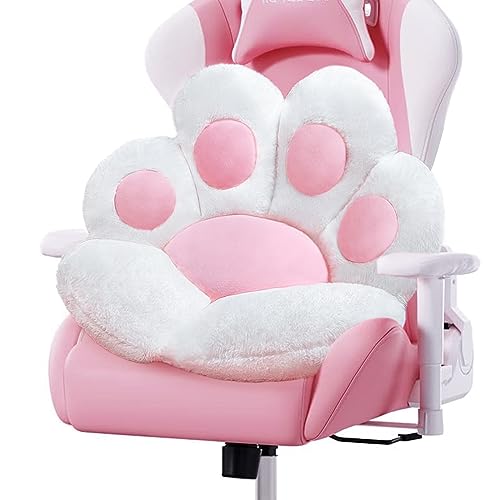 Kawaii Cat Paw Plush Cushion for Gaming Chair