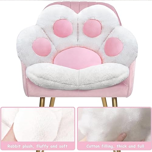 Kawaii Cat Paw Plush Cushion for Gaming Chair