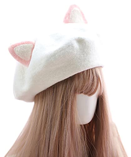 Kawaii Cat Beanie Hat for Winter Fashion