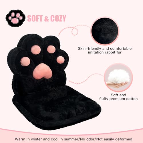 Kawaii Cat Paw Plush Cushion - Soft and Cozy