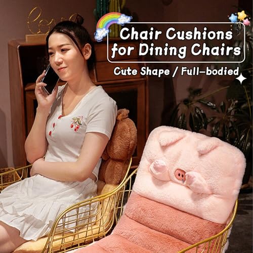 Cute Cartoon Kawaii Plush Chair Cushions 33"x20