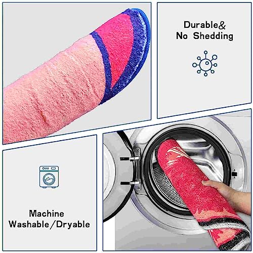 Kawaii Cartoon Plush Bathroom Runner Rug