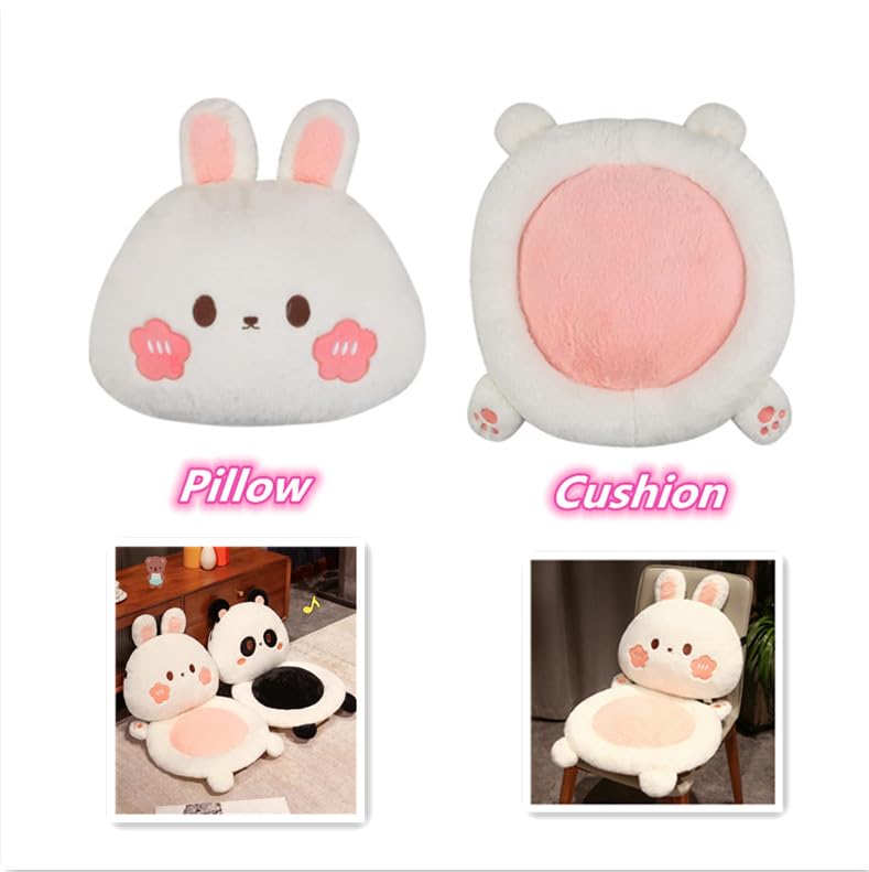 Adorable Rabbit Plush Cushion Set for Comfort