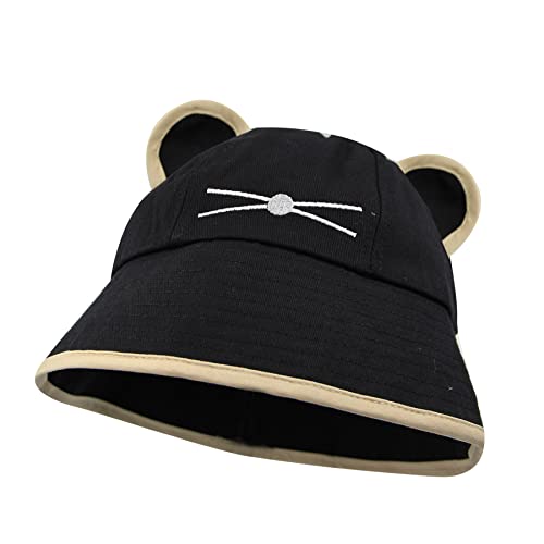 Kawaii Cat Bucket Hat for Women and Girls