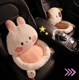 Adorable Rabbit Plush Cushion Set for Comfort