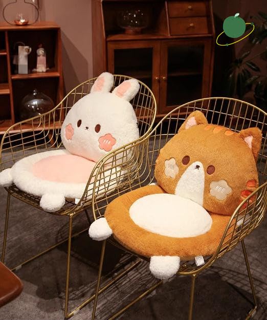Adorable Rabbit Plush Cushion Set for Comfort