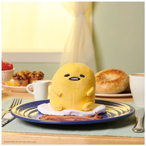 Gudetama Lazy Egg Kawaii Plush Toy 4.25”