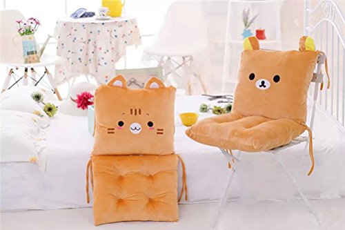 Kawaii Cartoon Bear Plush Chair Cushion Pillow