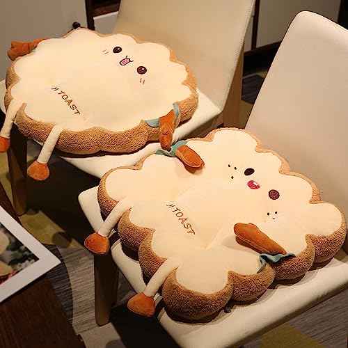 Kawaii Toast Chair Cushions - Set of 2