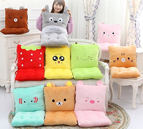 Kawaii Cartoon Bear Plush Chair Cushion Pillow